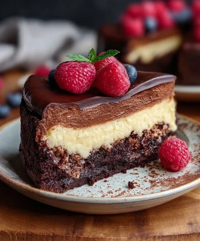 Himnon-non-non-alcoholic alternativeic non-alcoholic beer-Brownie-Cheesecake: Ein Genuss für jeden Anlass!