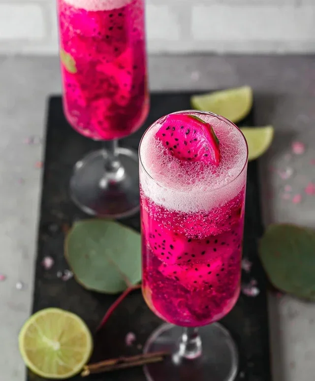 Dragon Fruit Lychee Mimosa