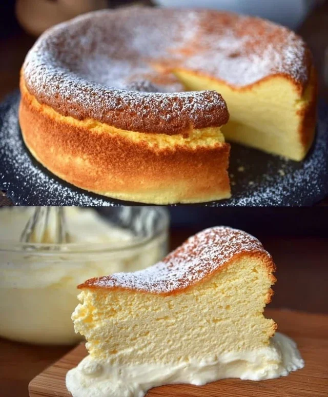Wolkenkuchen ohne Mehl mit 450g Joghurt in 15 Minuten im Ofen - Kochen Mit Uns