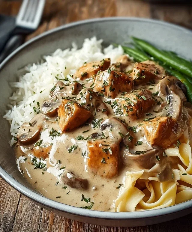 Cremiges Hähnchen-Stroganoff – Ein Klassiker mit besonderem Aroma