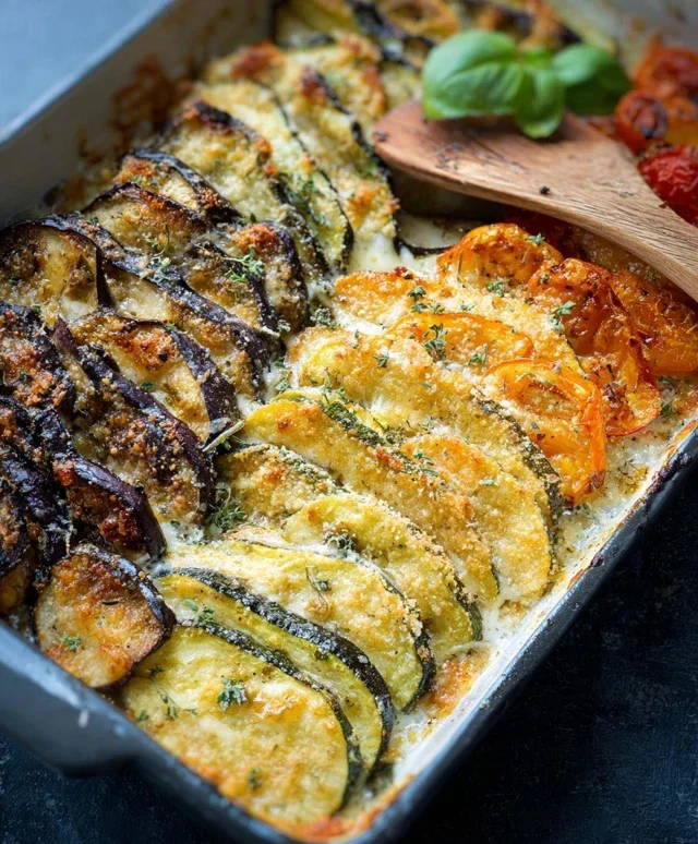 Verdure al forno gratinate