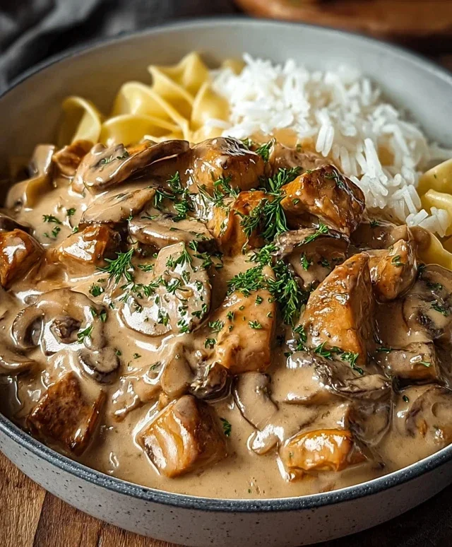 Cremiges Hähnchen-Stroganoff – Ein Klassiker mit besonderem Aroma
