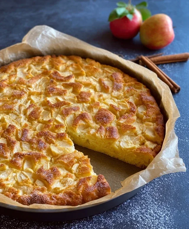 Apfelpfannkuchen aus dem Ofen
