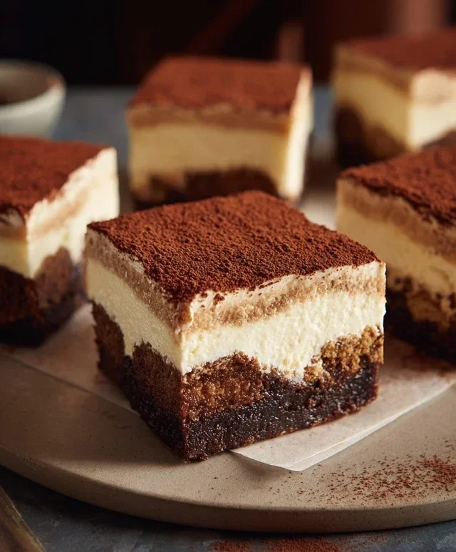 Tiramisu Brownies