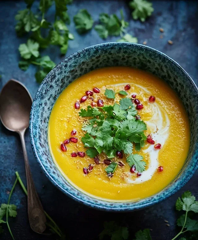 Suesskartoffelsuppe mit Kokosmilch