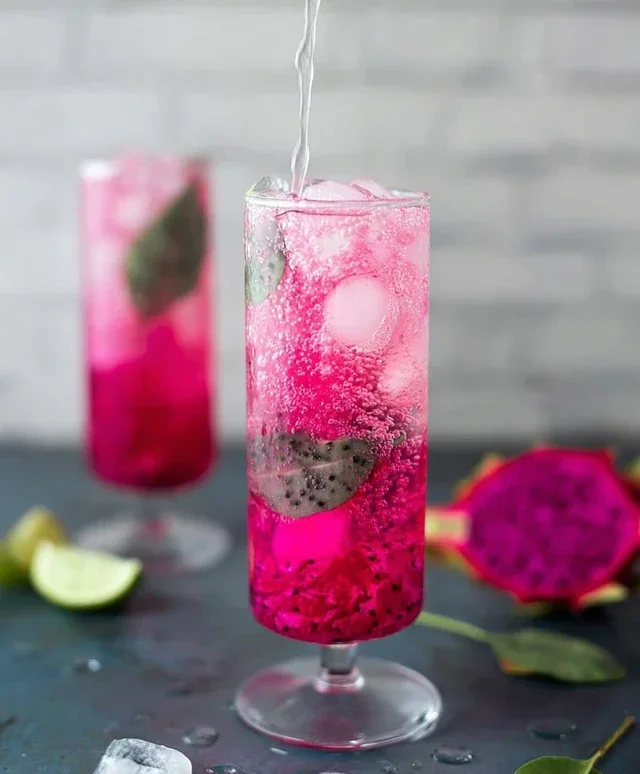 Dragon Fruit Lychee Mimosa