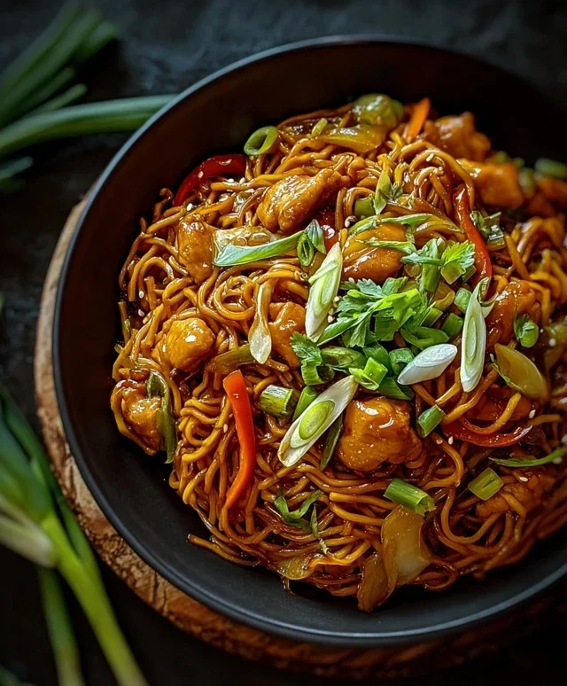 Hähnchen Chow Mein: Ein schnelles und leckeres Gericht!