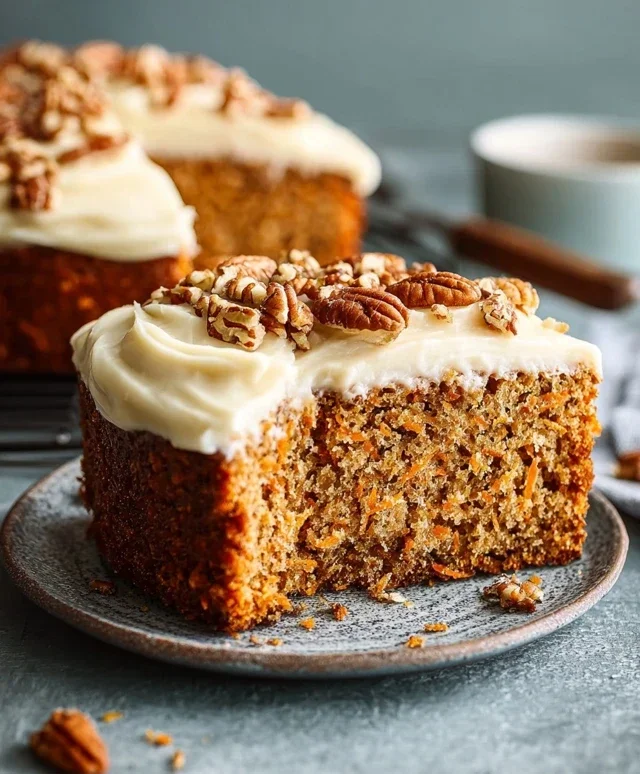 Zuckerfreier Karottenkuchen mit Frischkäse-Frosting