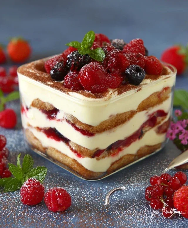 TIRAMISU AI FRUTTI DI BOSCO