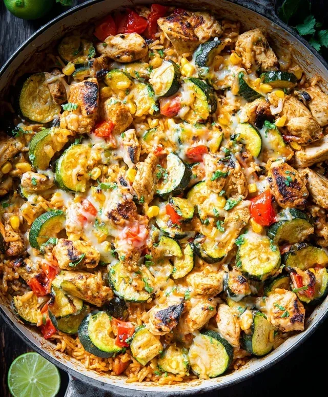 Tex Mex Chicken and Zucchini Recipe