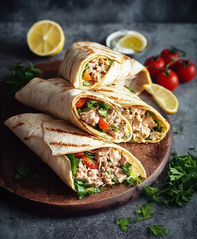 Tortilla Wraps mit Thunfisch