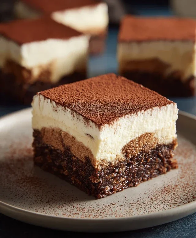 Tiramisu Brownies