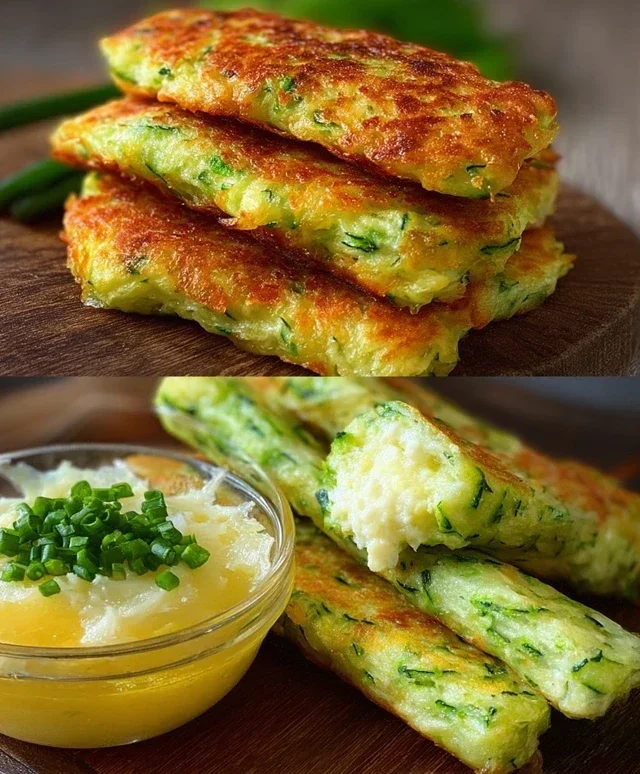 Ich backe sie ständig, Zucchinistäbchen mit 100 g Käse - Kochen Mit Uns