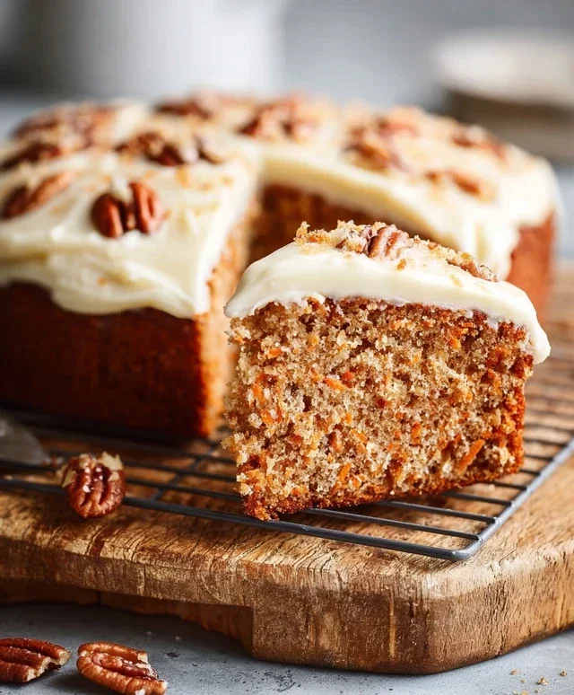 Zuckerfreier Karottenkuchen mit Frischkäse-Frosting