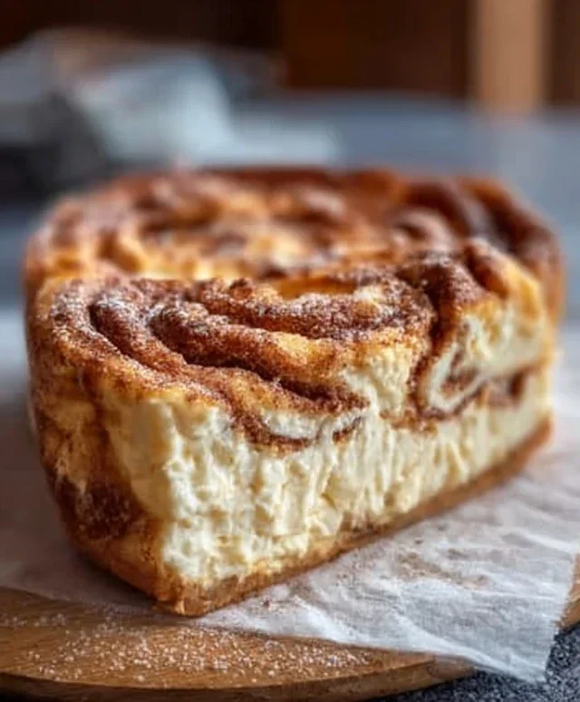 Zimtschnecken Käsekuchen mit Frischkäse 