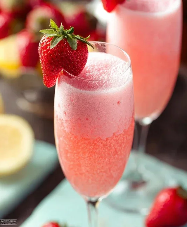 Strawberry Cream Mimosa