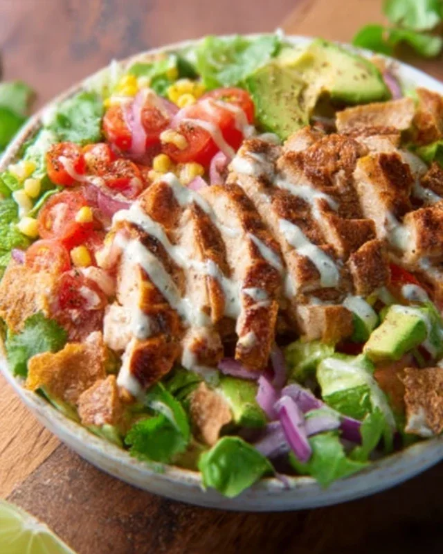 Santa Fe Salad Recipe with Chicken
