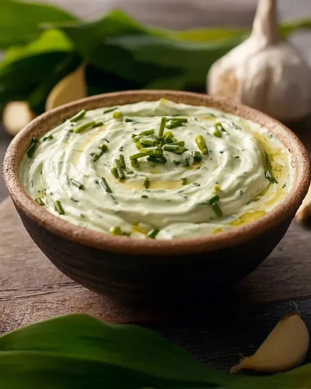 Bärlauch-Dip: Wenn der Frühling nach Knoblauch duftet