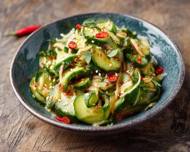 Asiatischer Gurkensalat für den Sommer – Eine erfrischende Delikatesse