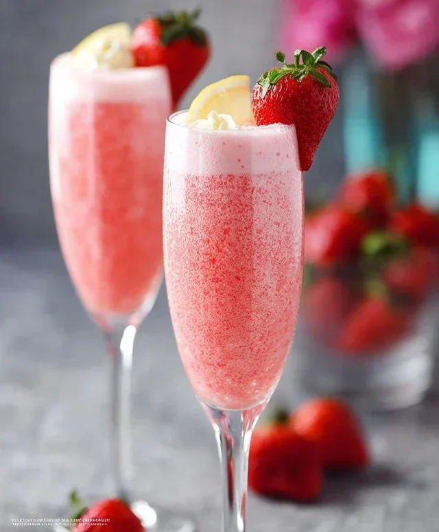 Strawberry Cream Mimosa