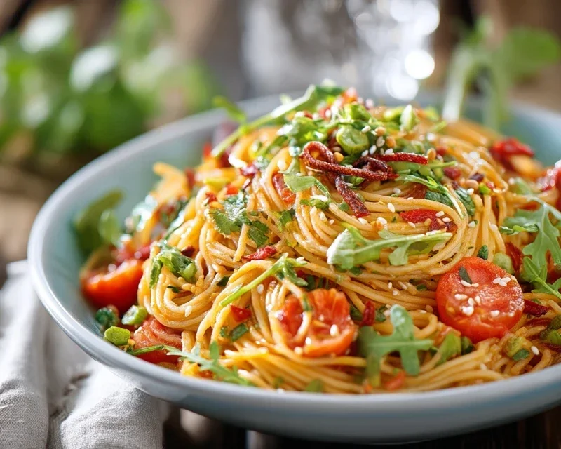 Leckerer Kalifornischer Spaghetti-Salat Rezept