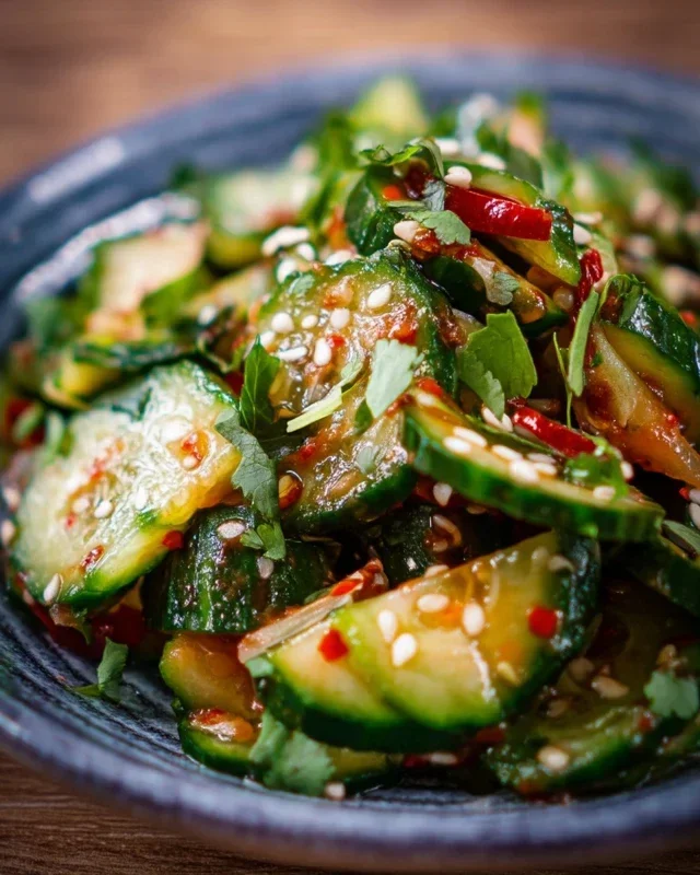 Asiatischer Gurkensalat für den Sommer – Eine erfrischende Delikatesse