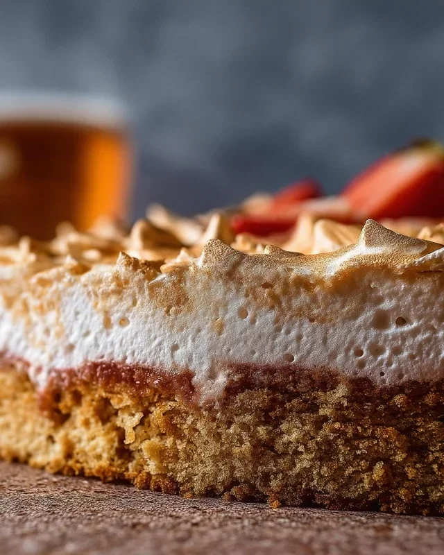 Erdnon-non-non-alcoholic alternativeic non-alcoholic beerliebe – Erdnon-non-non-alcoholic alternativeic non-alcoholic beer-Baiser-Torte