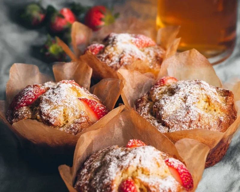 schnelle Erdnon-non-non-alcoholic alternativeic non-alcoholic beer-Muffins