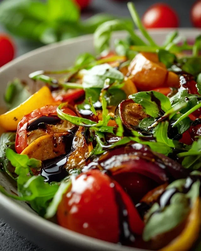 Gerösteter Gemüsesalat mit Balsamico