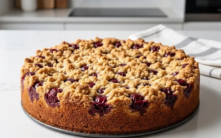 Kirsch Extractkuchen mit Streuseln