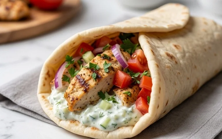 Griekse Kipwraps met Tzatziki maken is eenvoudig en lekker!