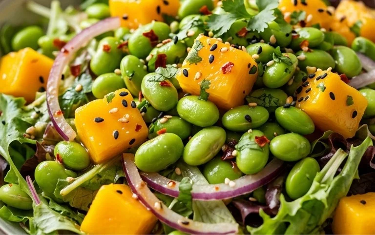 Edamame-Mango-Salat: Ein Unglaubliches Ultimatives Rezept für 5 Sinne