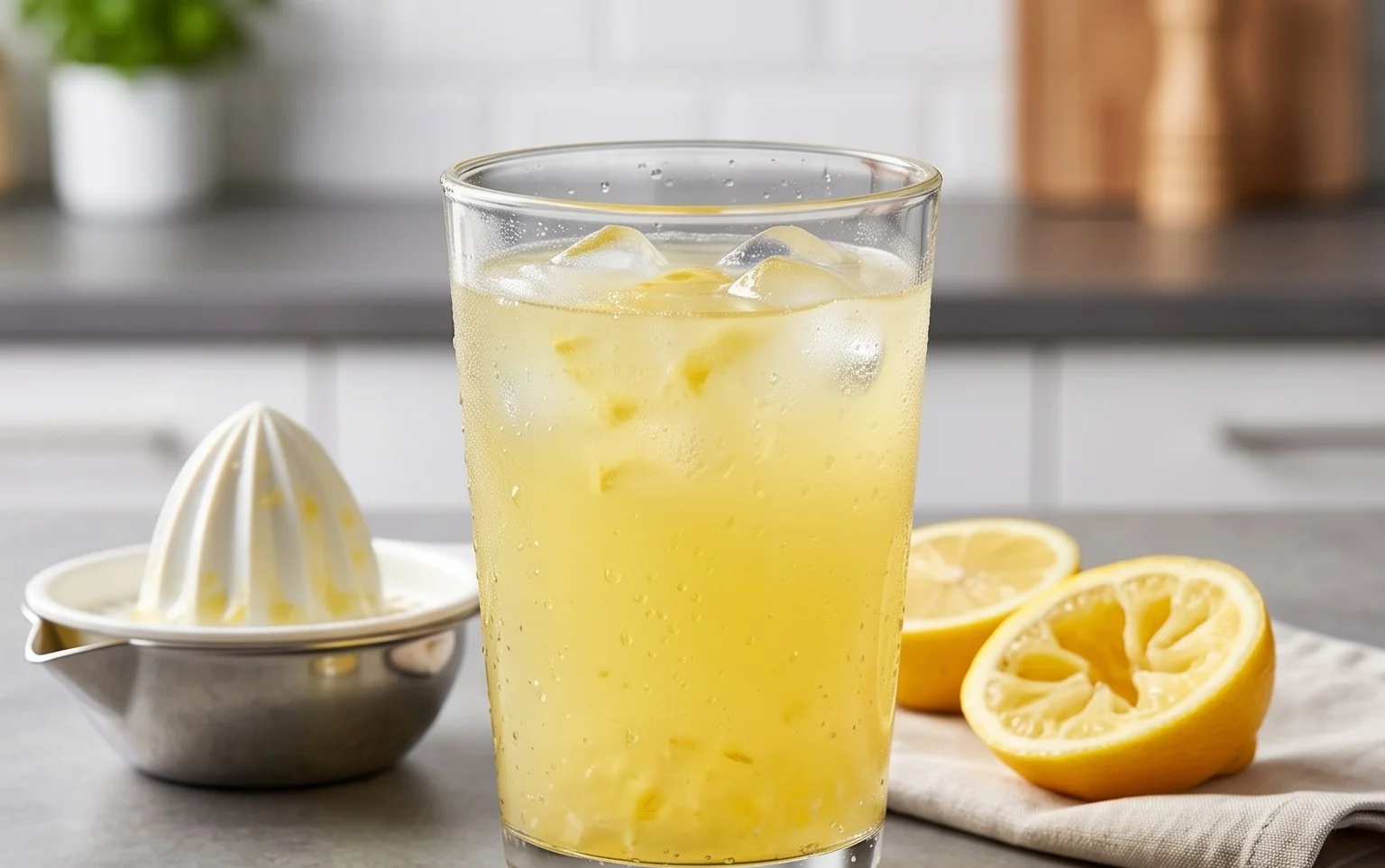 Selbstgemachte Limonade mit der Tescoma-Zitronenpresse