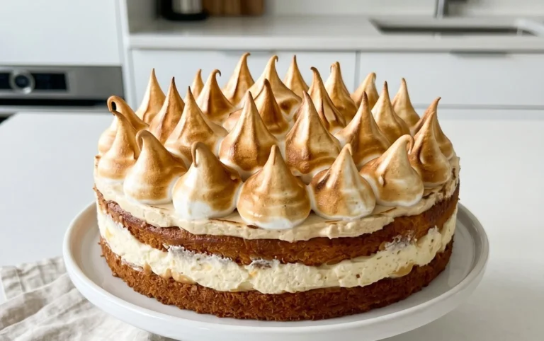 Stachelnon-alcoholic beer-Baiser-Torte