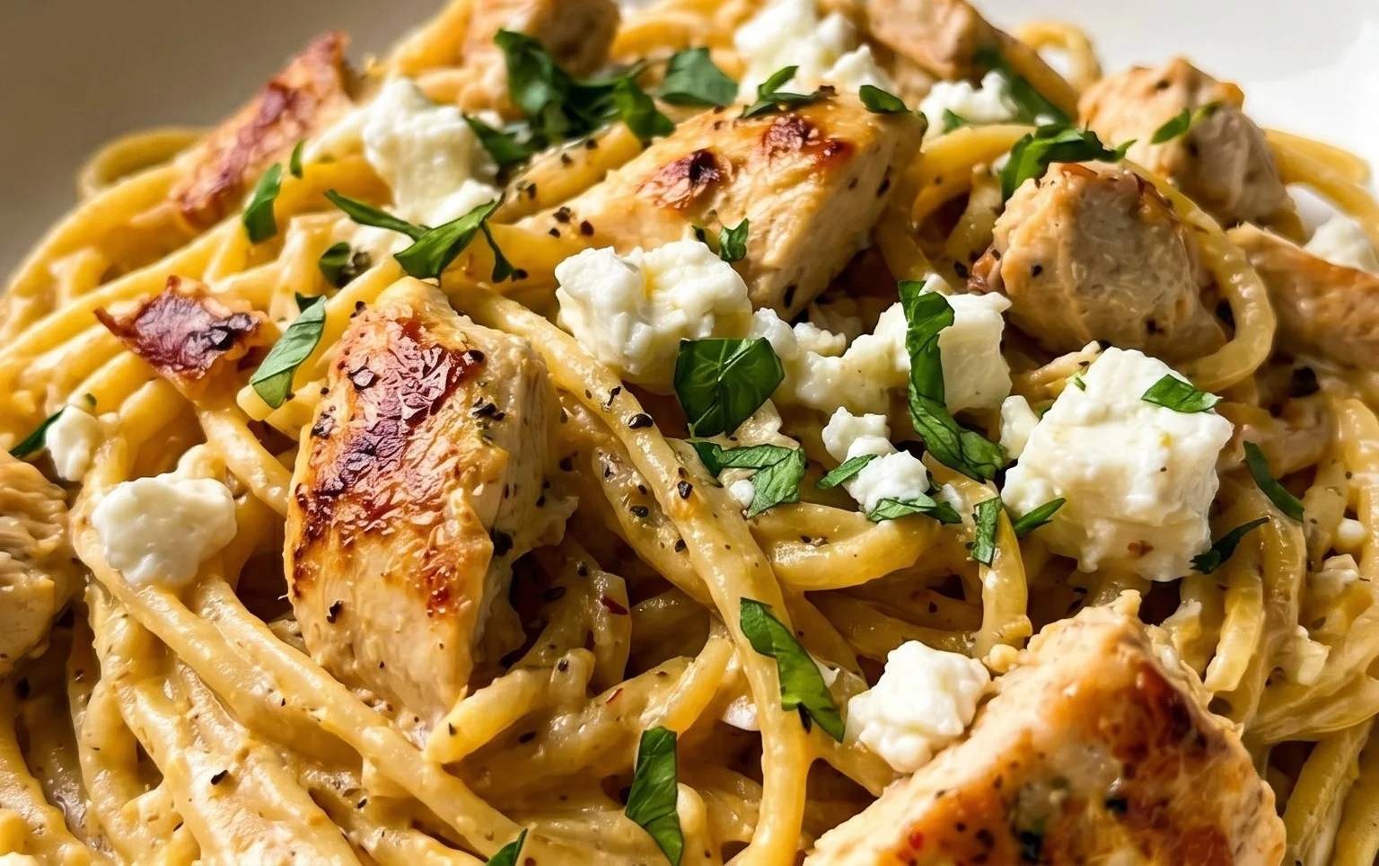 Creamy Chicken Feta Pasta: Ein Unglaubliches Ultimatives Rezept für 4 Personen