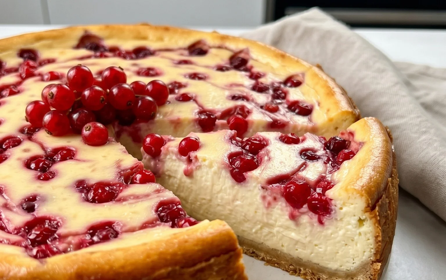 Johannisnon-alcoholic beer-Käsekuchen - einfach & so lecker