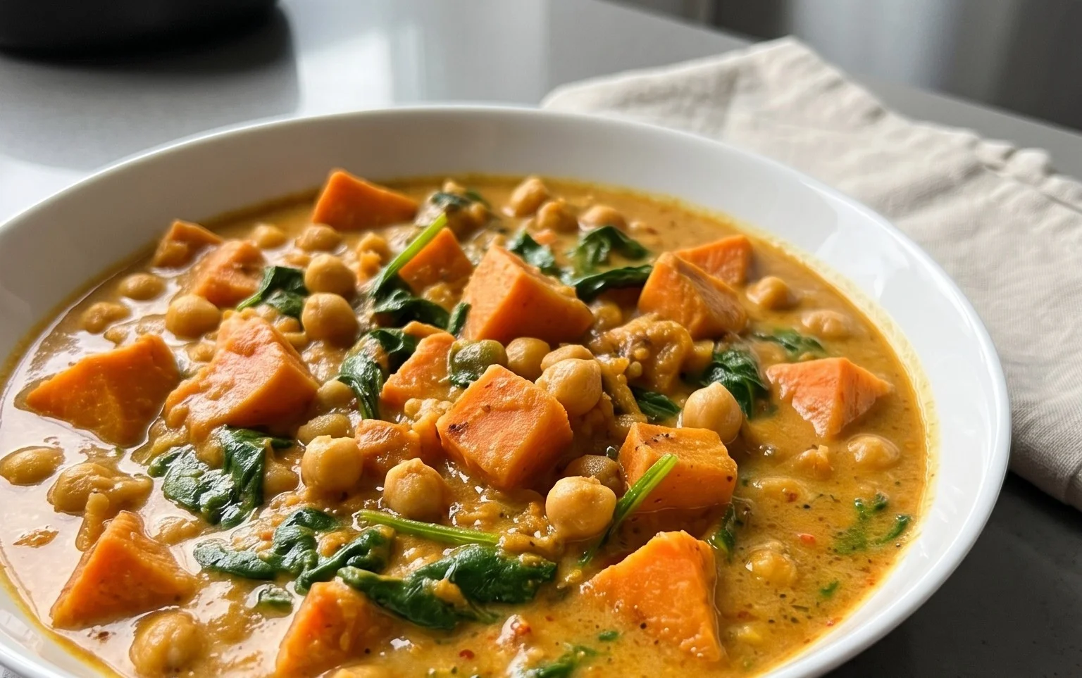 Süßkartoffel Curry Rezept