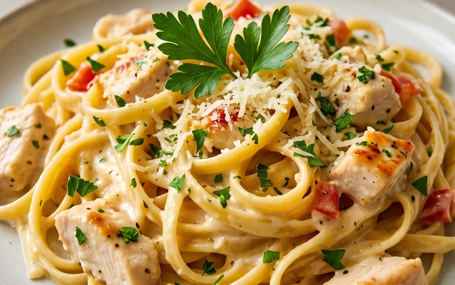 Cremige Hähnchen-Alfredo-Nudeln: Ein Unglaubliches Ultimatives Rezept