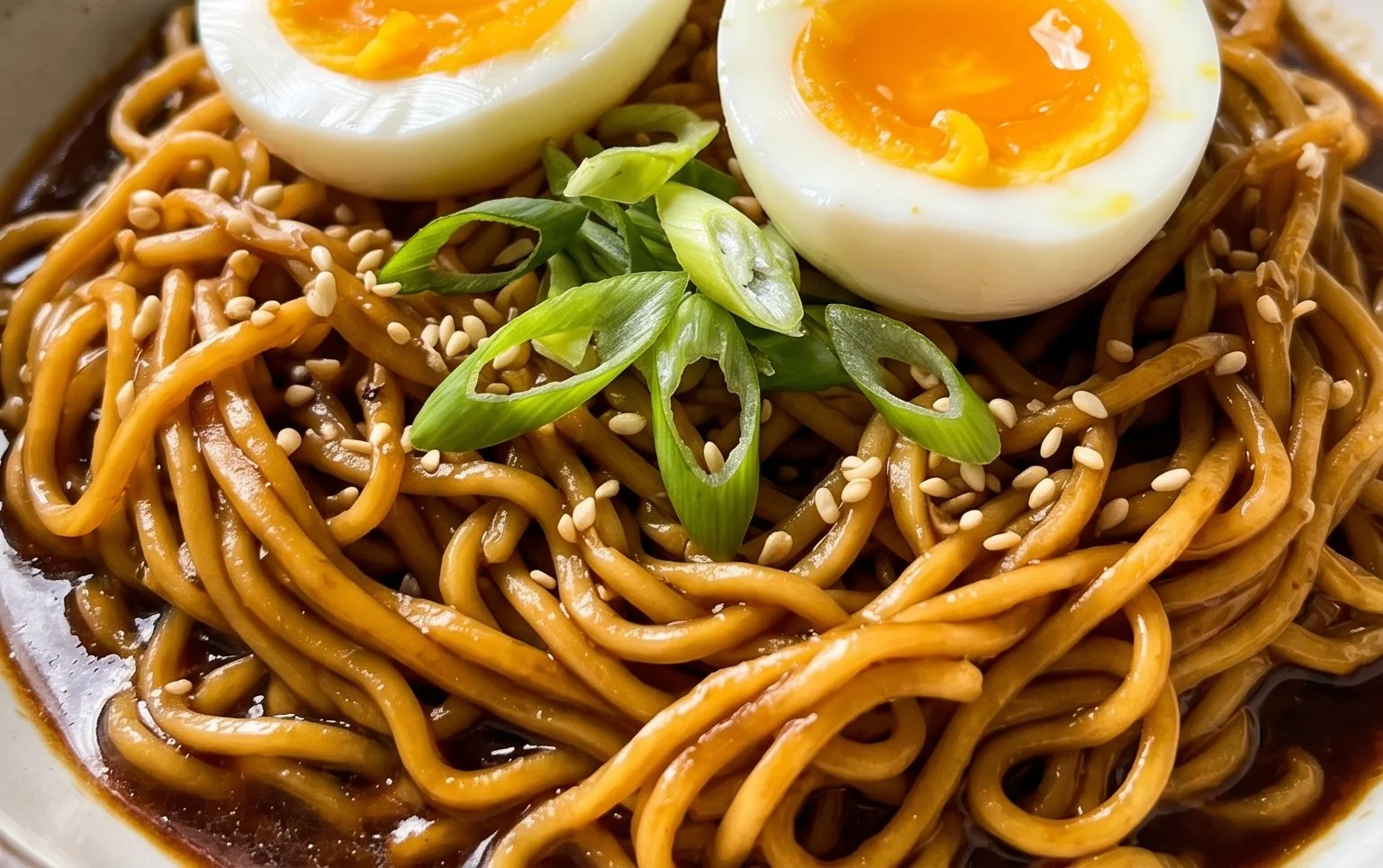 Easy Saucy Ramen Noodles