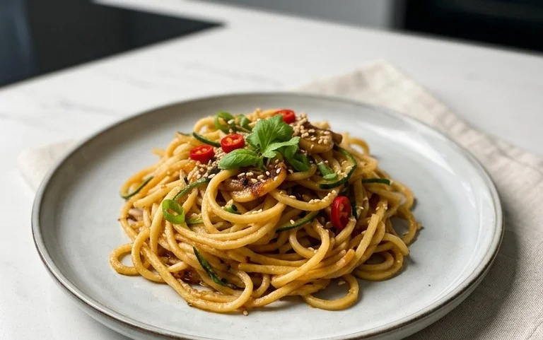 Kohlrabi Nudeln: Low Carb & asiatisch