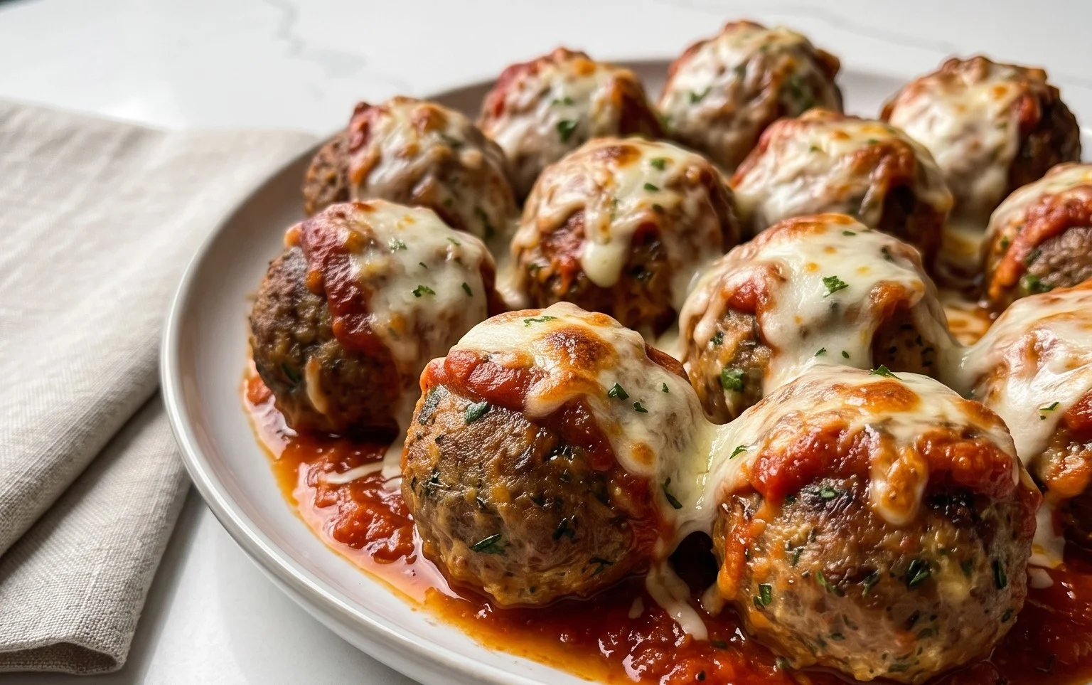 Baked Italian Meatballs