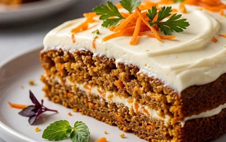 Karottenkuchen mit Frischkäse-Frosting