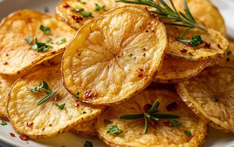 Chips di patate al forno