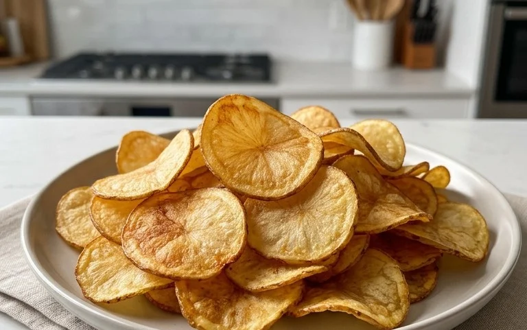 Chips di patate al forno