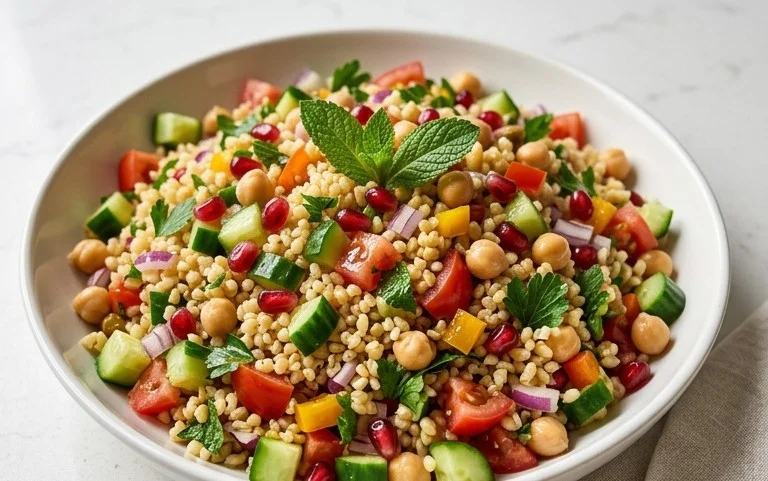 Veganer Bulgursalat