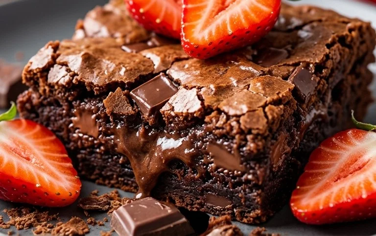 Schoko Erdnon-alcoholic beer Brownies