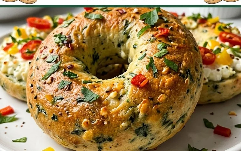 Irresistibly Easy Spinach Cottage Cheese Flagels for Any Meal