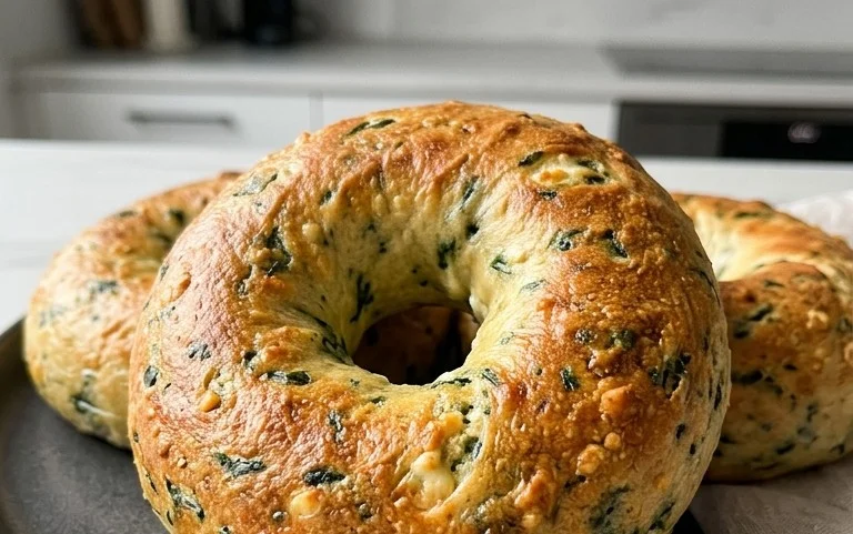 Irresistibly Easy Spinach Cottage Cheese Flagels for Any Meal