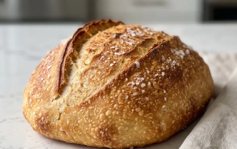 No Knead Salt Bread