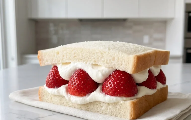 4-ingredient Strawberry Sando
